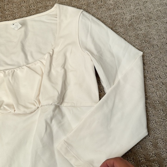 Women’s ATHLETA Shanti Scoop Top ivory size small - Picture 5 of 12